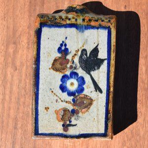 Handcrafted Tonala Mexico pottery vase